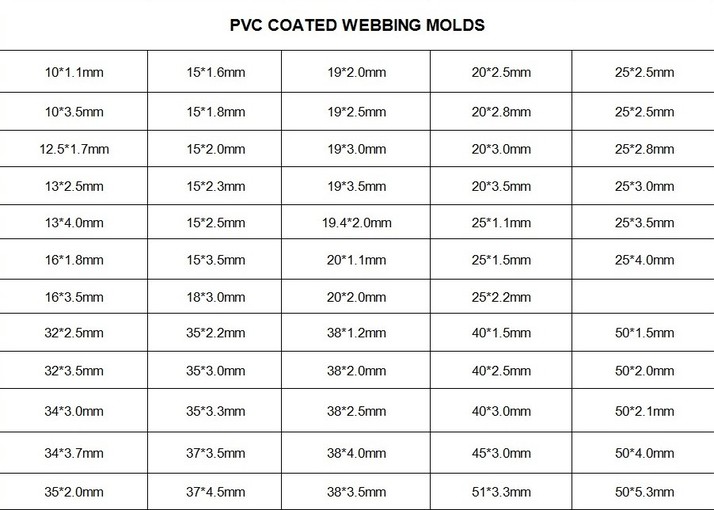 Size Chart Size Chart