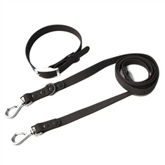 Tali Pelatihan Anjing PVC Kait Ganda-Lembut